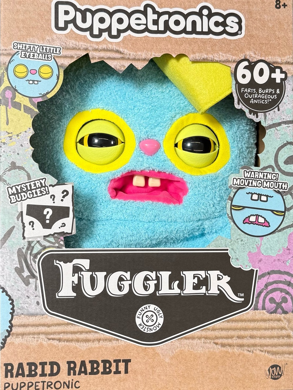 Fuggler Rabid Rabbit Puppetronic Plush NEW!!! - Picture 16 of 16